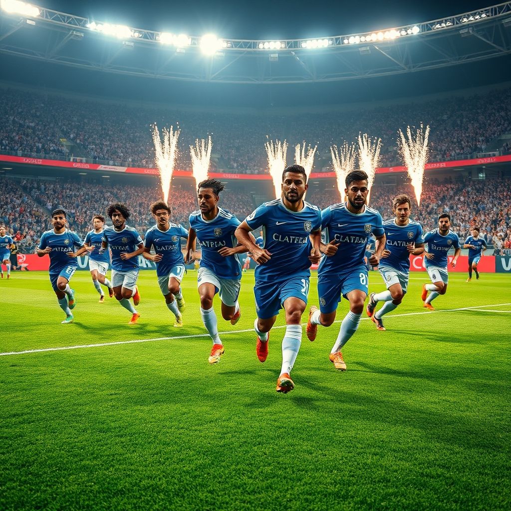 米乐官网-阿尔希拉尔全队士气高昂，冲击世俱杯更高荣誉